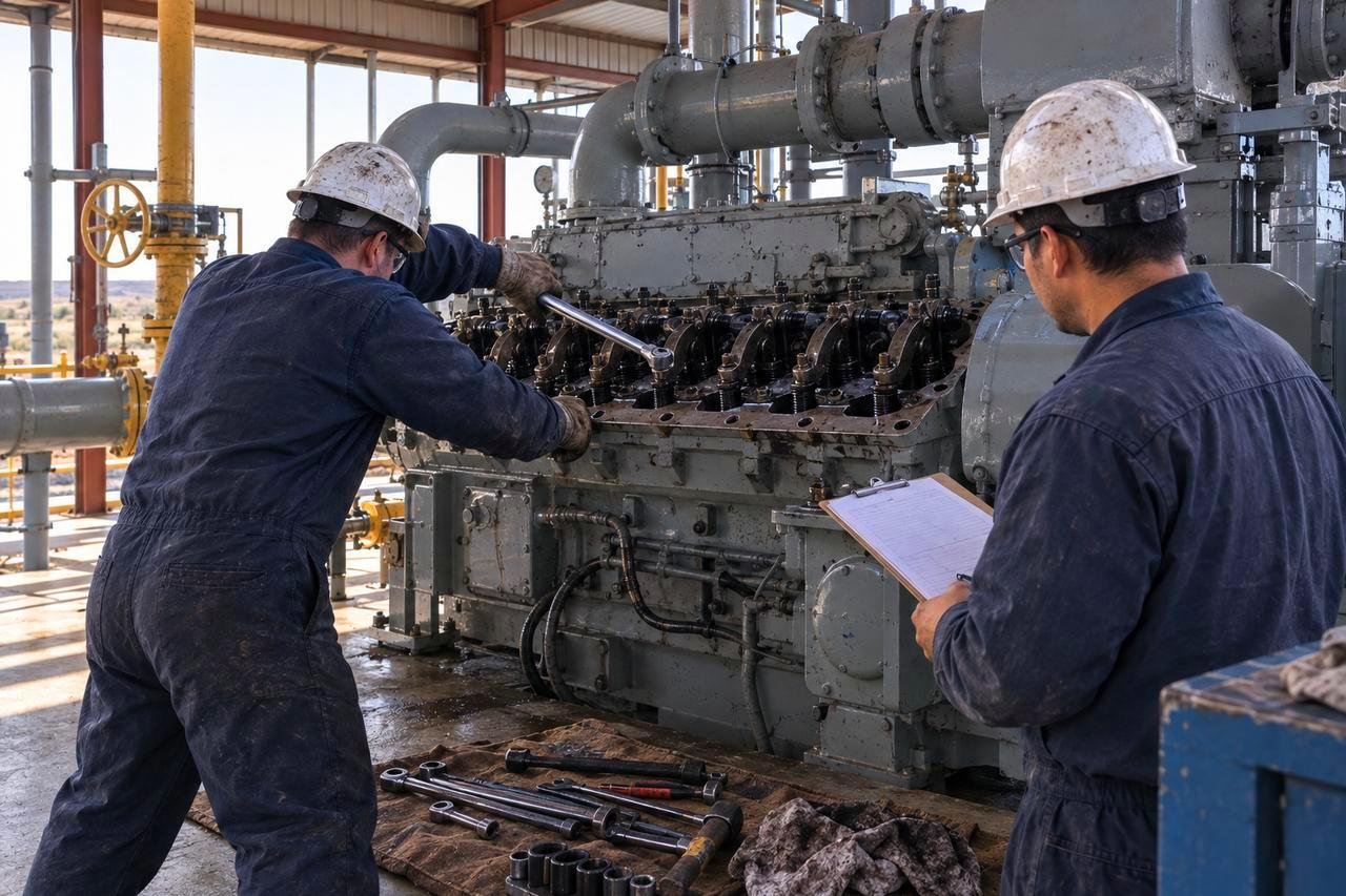 Montaje de estructura de acero en obra de industria energética, con cuadrilla y grúa